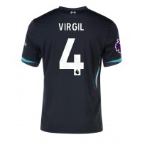 Liverpool Virgil van Dijk #4 Gostujuci Dres 2024-25 Kratak Rukav